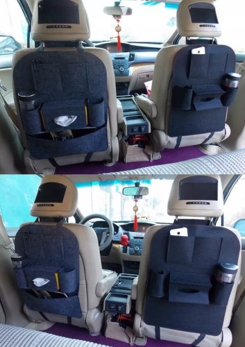 Foxter 1897 Organizér do auta filcový 55 x 40 cm čierna