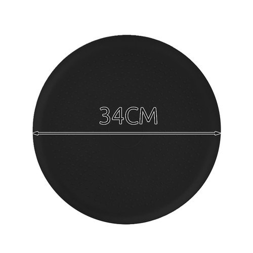 Trizand 22068 Trizand Senzomotorický polštář s pumpičkou 34 cm černá