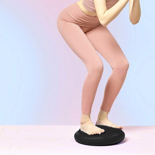 Trizand 22068 Trizand Senzomotorický polštář s pumpičkou 34 cm černá