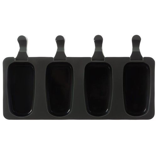 Ruhhy 20990 Silikónová forma na nanuky 4 ks + 50 schodíkov