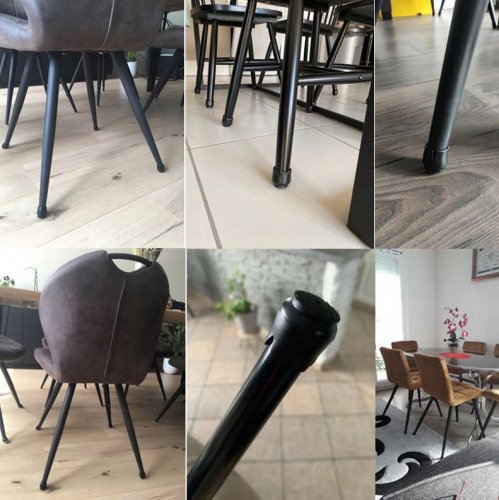 Verk 01853 Ochranné krytky na nábytek 12 - 16 mm, 16 ks černá