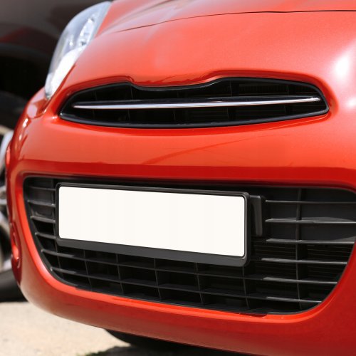 Xtrobb 22028 Podložka pod SPZ černá 2 ks