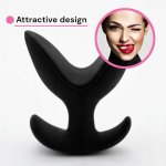 Sensual Roztahovací anální kolík 10 cm, černá