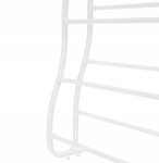 Verk 01875 Závesný botník na dvere pre 36 párov topánok biela