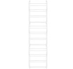 Verk 01875 Závesný botník na dvere pre 36 párov topánok biela