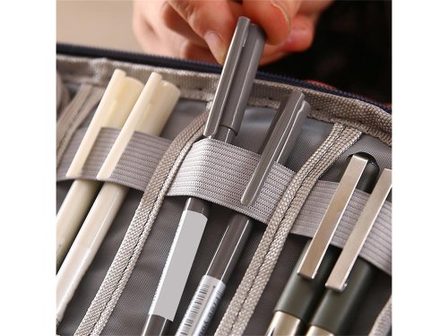 Verk 01899 Organizér na kabely a malou elektroniku šedá