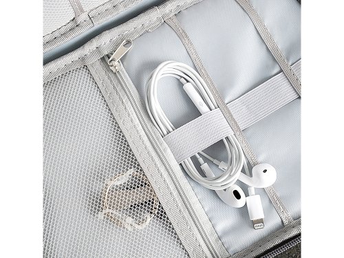 Verk 01899 Organizér na kabely a malou elektroniku šedá