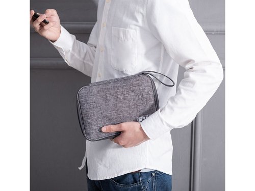 Verk 01899 Organizér na kabely a malou elektroniku šedá