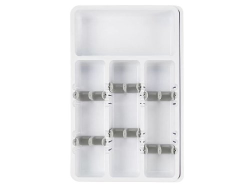 Verk 01910 Rozšiřitelný organizér/vložka do zásuvky bílá