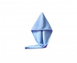 Verk 01625 Turban na vlasy z mikrovlákna modrá