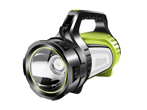 Verk 08343 LED svietidlo nabíjacie s powerbankou 4500mAh, zelená