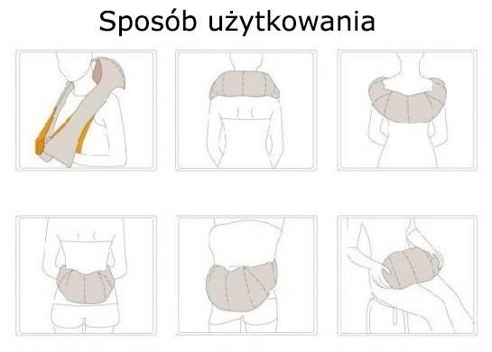 APT AG127A Masážny prístroj s infra vyhrievaním SHIATSU