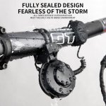 Pronett XJ4872 Elektronický klakson na kolo USB, 130 dB černá