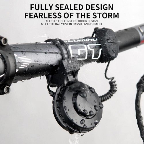 Pronett XJ4872 Elektronický klakson na kolo USB, 130 dB černá