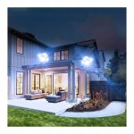 Pronett XJ4935 LED Solárna lampa 600 W súmrakový + pohybový senzor, diaľkové ovládanie