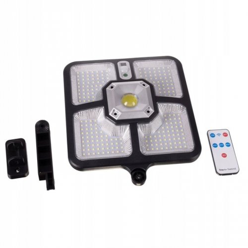 Pronett XJ4935 LED Solární lampa 600 W soumrakový + pohybový senzor, dálkové ovládání
