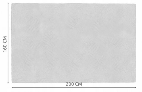 ISO 7489 Deka Ricky 160 x 200 cm světle šedá
