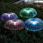 Pronett XJ4862 Zahradní solární LED lampa medůza, RGB, IP65 2 ks