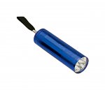 Pronett XJ4938 Svietidlo hliník 9 LED, UV modrá