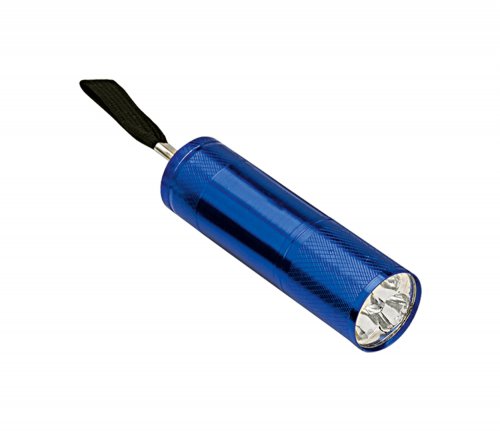 Pronett XJ4938 Svítilna hliník 9 LED, UV modrá