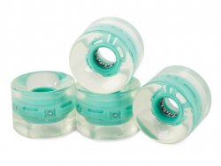 Verk 18131 Svítící kolečko penny board ABEC 7 60x45 mm 1ks světle zelená