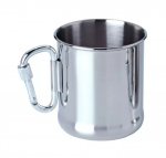 Pronett Nerezový hrnek s karabinou 250 ml