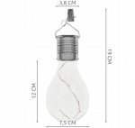 ISO 7036 Solární LED žárovka dekorační na zavěšení 