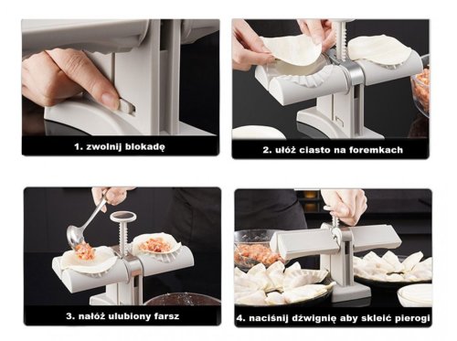 Pronett XJ4850 Dvojitý strojček na pirohy