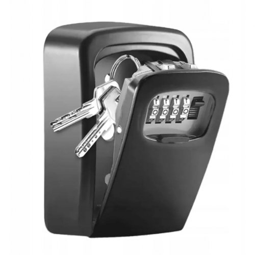 Pronett XJ4704 Bezpečnostná schránka na kľúče s kódovým zámkom čierna