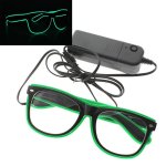 GGV Svietiace LED okuliare oranžová