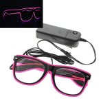 GGV Svietiace LED okuliare oranžová