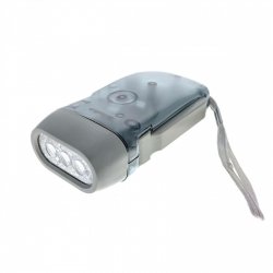 Verk 08017 LED baterka - dynamo šedá