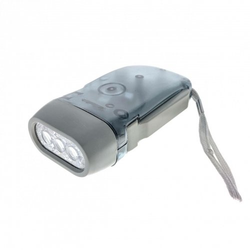 Verk 08017 LED baterka - dynamo šedá