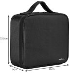 Soulima 21957 Kozmetický kufrík, organizér na kozmetiku čierna