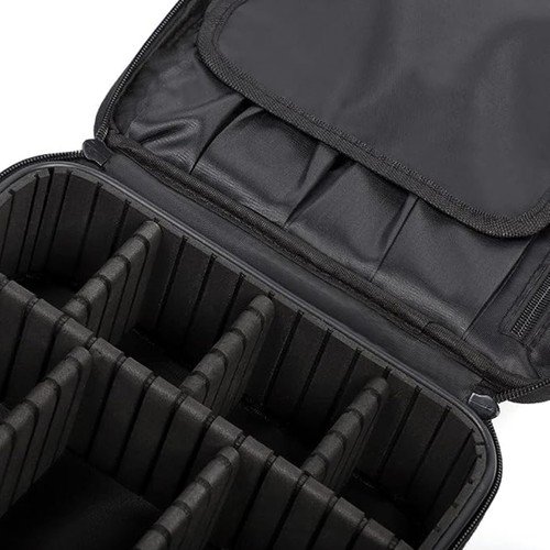 Soulima 21957 Kozmetický kufrík, organizér na kozmetiku čierna