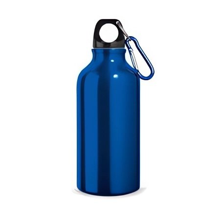 Foxter 0995 Sportovní láhev na vodu s karabinou Al, 500 ml červená