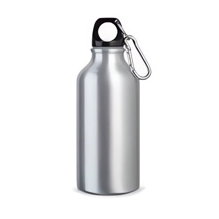 Foxter 0995 Sportovní láhev na vodu s karabinou Al, 500 ml červená