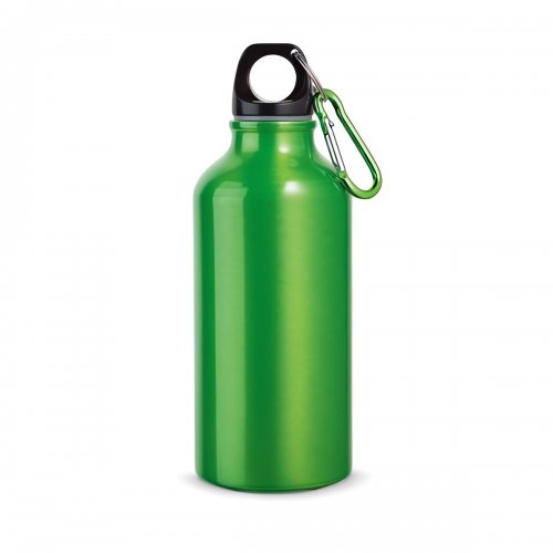 Foxter 0995 Sportovní láhev na vodu s karabinou Al, 500 ml červená
