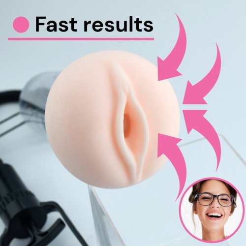 Sensual P02-10.b Vakuová pumpa s umělou vagínou béžová