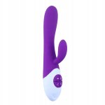 Sensual Vibrátor Rabbit Silicone 21 cm, fialová