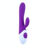 Sensual Vibrátor Rabbit Silicone 21 cm, fialová