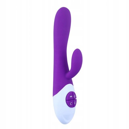 Sensual Vibrátor Rabbit Silicone 21 cm, fialová