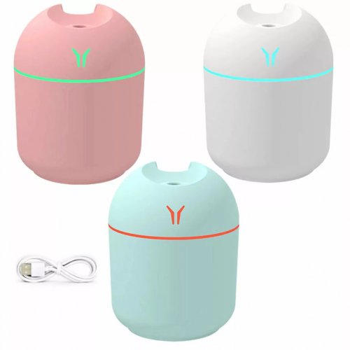 Pronett XJ4873 Aróma difuzér USB 220 ml ružová