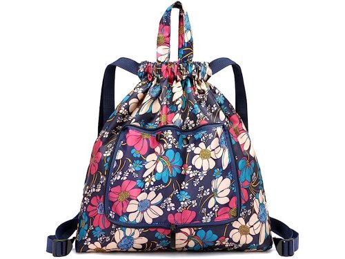 Verk 01912 Skládací batoh růžovotyrkysová