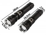 BAILONG 08317 Svítilna LED CREE XHP160 , IPX-5, 1000 m
