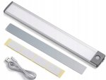 Verk 08365 Multifunkční LED osvětlení s pohybovým a soumrakovým senzorem 23 cm bílá