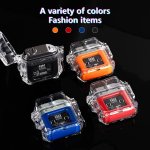 Verk 08371 Plazmový vodotěsný USB zapalovač s LED svítilnou oranžová