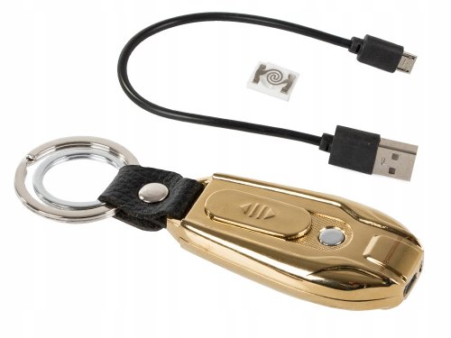 Verk 08373 Zapalovač USB s LED osvětlením grafit