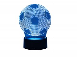 Verk 12296 LED lampa Futbal s diaľkovým ovládaním