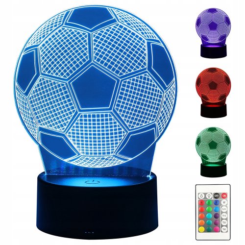 Verk 12296 LED lampa Futbal s diaľkovým ovládaním